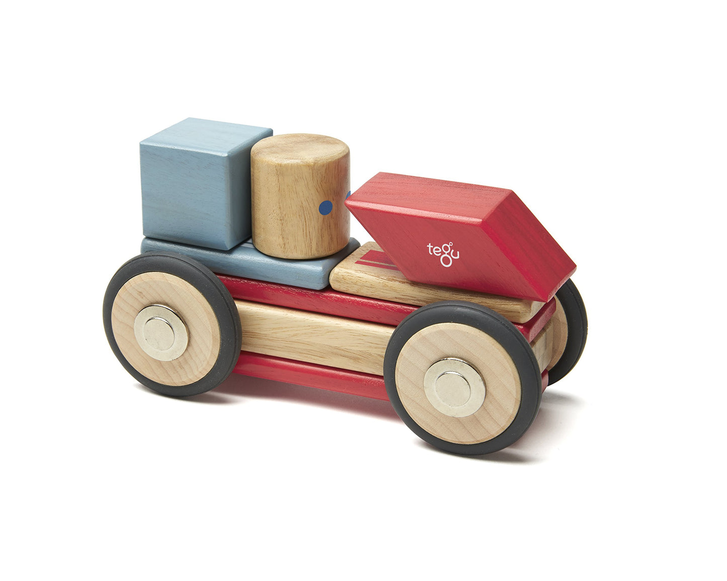 Tegu Daredevil Magnetic Wooden Block Set, 1-99 years old, 12 pieces