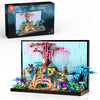 Micro Brick Tree of Life Building Set, Creative Nature World Model, 3D Wall Art Home Office Decoration or Table Display, Collectible Display Set