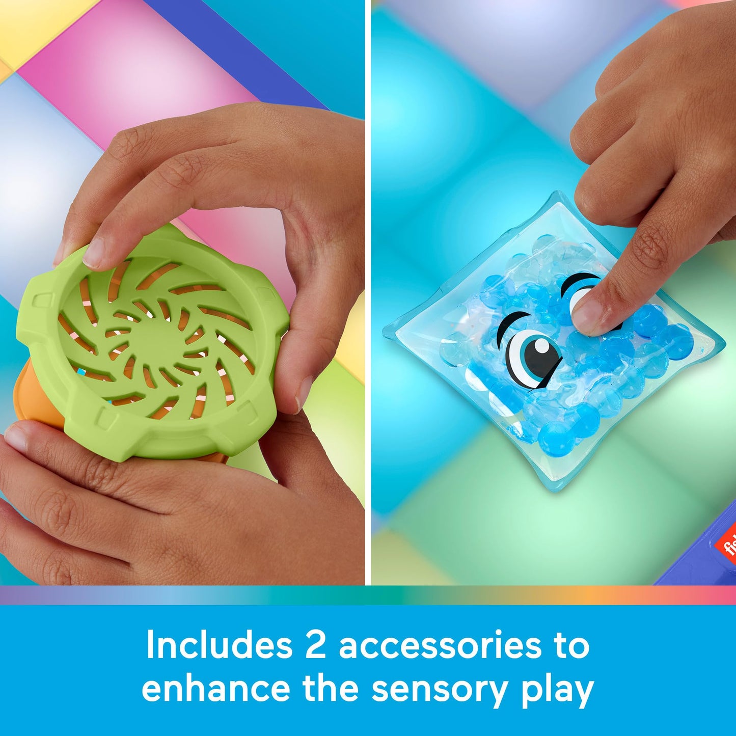 Fisher-Price Learning Toy Sensory Bright Light Station, Activity Table with Games Music & Sounds for Preschool Kids Ages 3+ Years