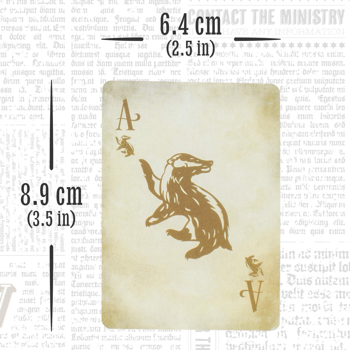 Paladone Harry Potter Playing Cards with Hogwarts House Symbols