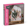 Craft Crush DIY String Art Craft Kit - Floral Interior Design DIY Activity for Teens & Adults - Complete String Art Kit with Embroidery Thread, Foam