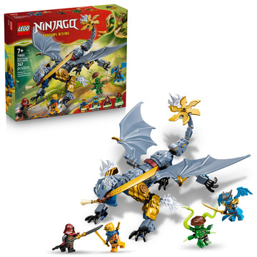 LEGO NINJAGO Ninja Dragon Riyu’s Battle Building Toy for Boys & Girls - Ninja Poseable Dragon Toy Playset for Kids, Ages 7+ - Includes 4 Minifigures