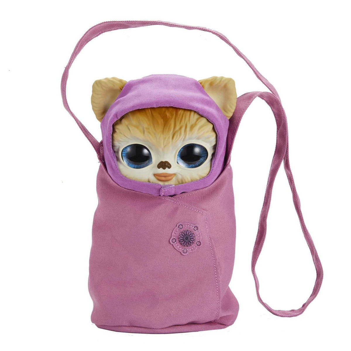 Star Wars Galactic Pals Plush 11-Inch Toy, Pink Ewok Soft Doll with Carrier and Personality Profile Card for Personalized Experience