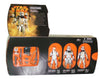 Star Wars Year 2005 Evolutions Series 3 Pack 4 Inch Tall Action Figure - CLONE TROOPER to STORMTROOPER with Clone Trooper from The Clone Wars, Clone