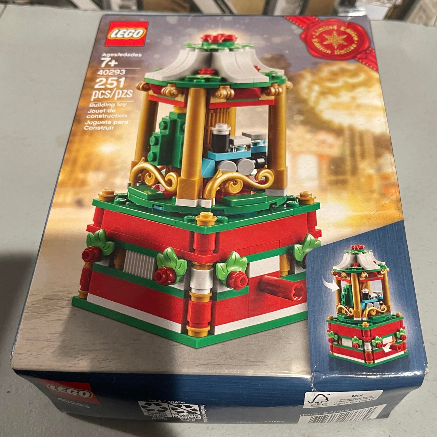 Lego 40293 Christmas Carousel 2018 Limited Edition Set
