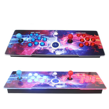 UYXOERA 3D Saga DX Preloaded with 516 Vertical + 3000 Horizontal Games, 3 Sided Cocktails, 3D Saga Box Arcade Game Console, Precision LED Push Button