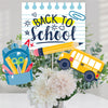 Big Dot of Happiness Back to School - First Day of School Classroom Decorations and Centerpiece Sticks - Table Toppers - Set of 15