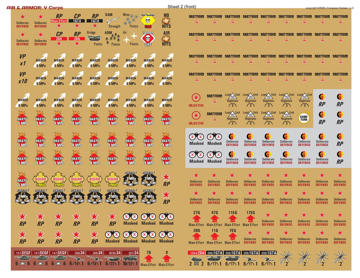 Compass Games Air & Armour V Corps