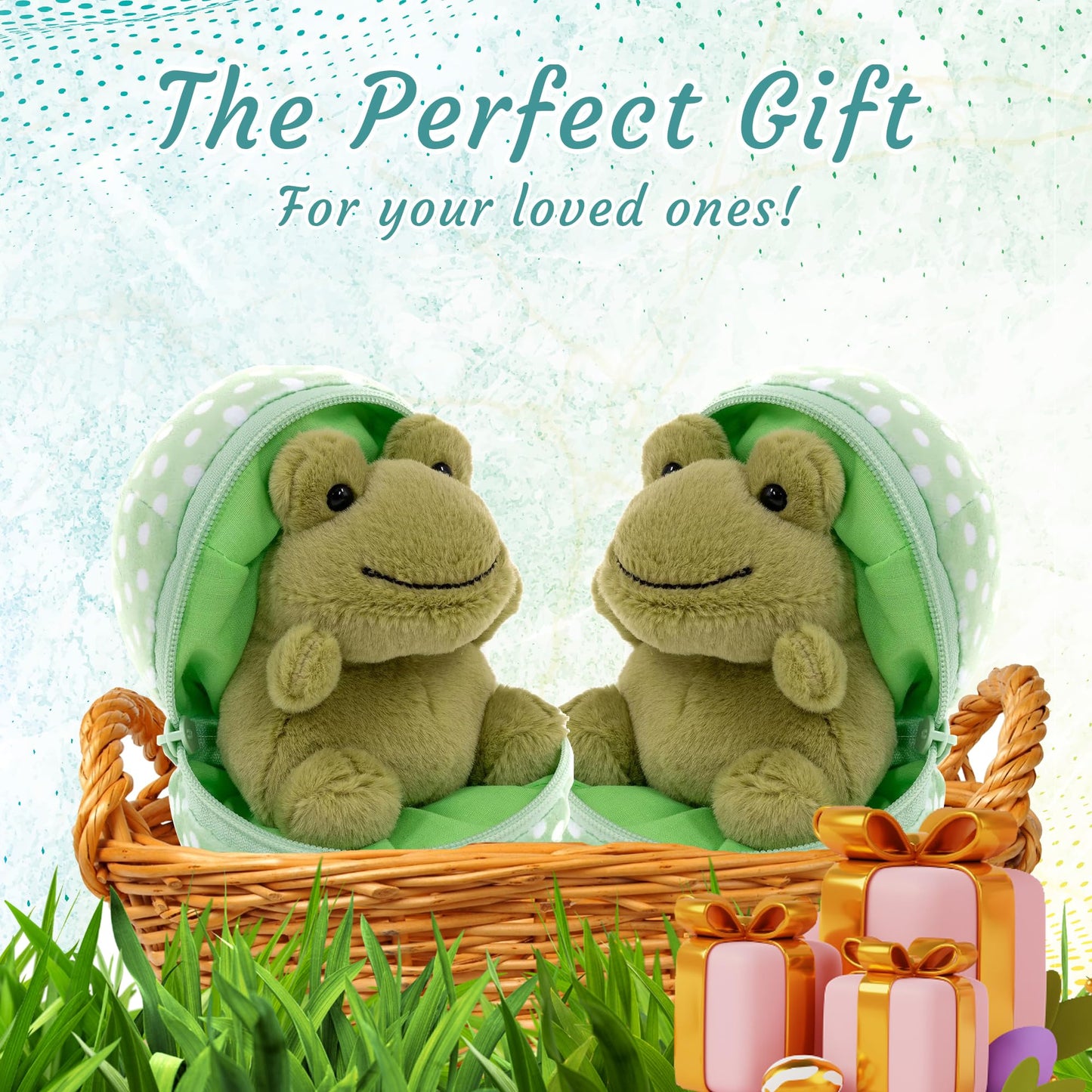 Made By Aliens Easter Stuffed Animal - 6 inch - Surprise Zip up Egg Hideaway Springtime Inspired Plush Toy Gift for Kids, Boys and Girls - Easter