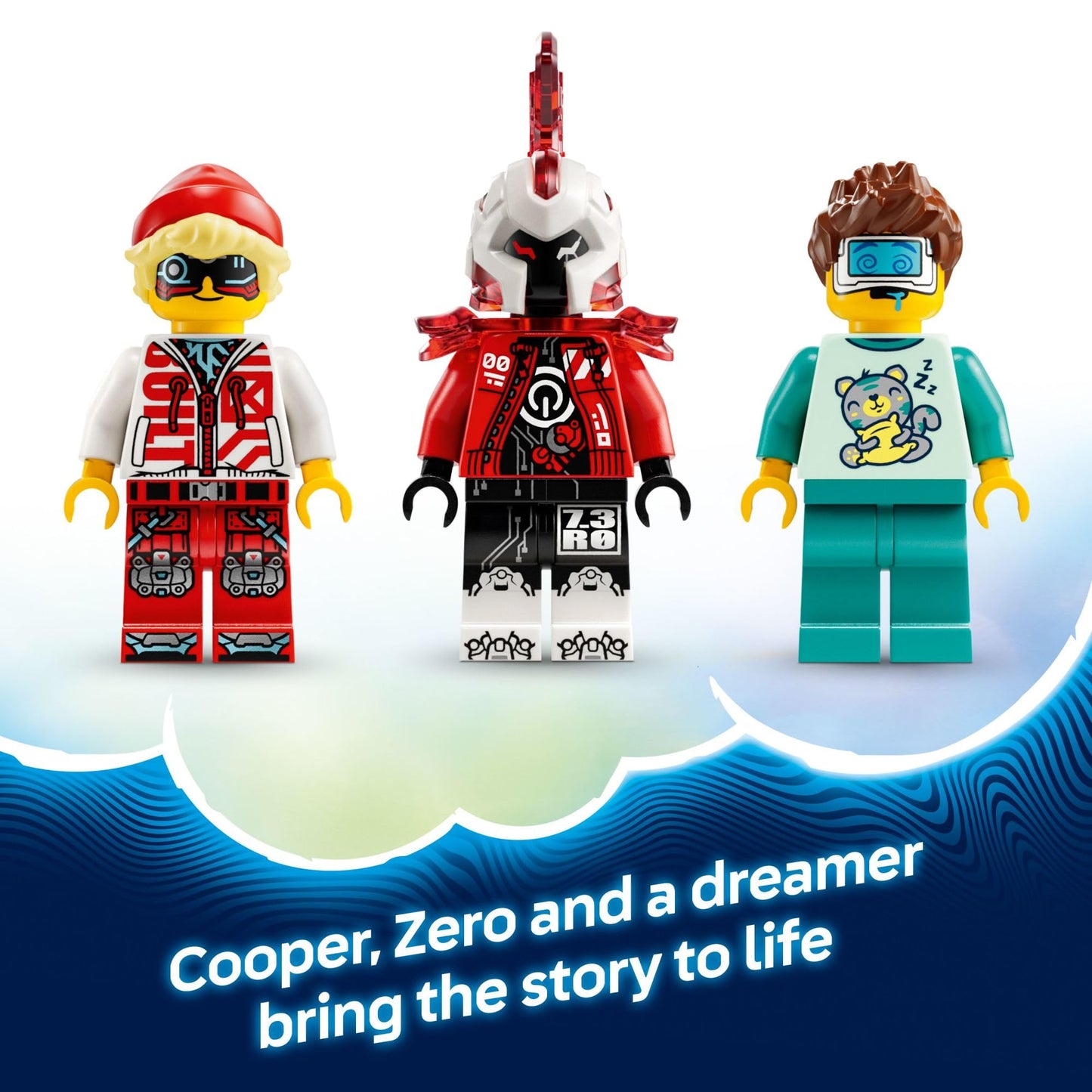 LEGO DREAMZzz Cooper's Tiger Mech & Zero's Hot Rod Car Toy - Building Robot Toy for Kids, Boys and Girls, Ages 9+ - Building Kit for Pretend Play -