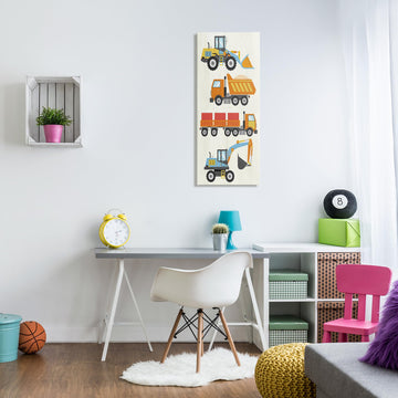 Stupell Industries 'Playful Construction Vehicles'| Canvas Art