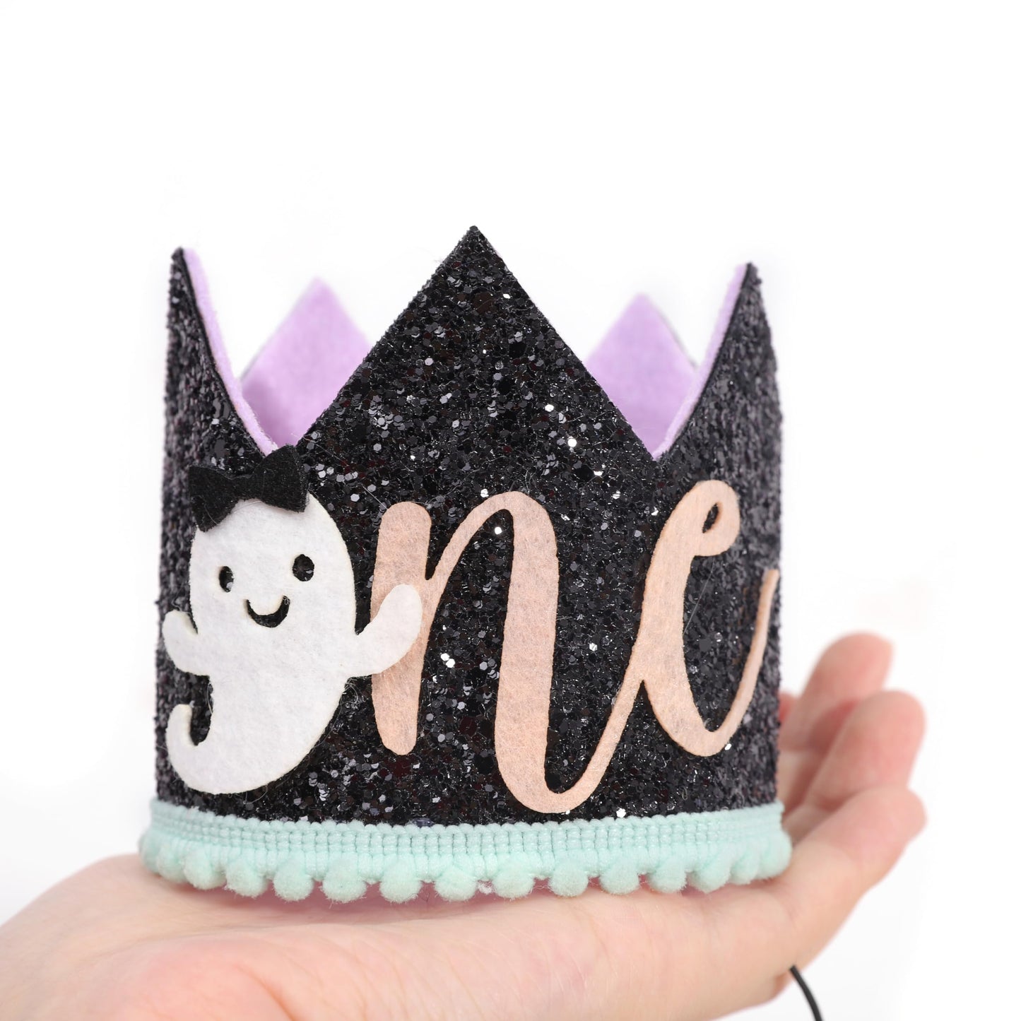 Rweseo Spooky One Birthday Crown,Halloween Party First Birthday Crown