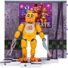 Jazwares Five Nights at Freddy’s Withered Chica Office Set - 5-Inch Articulated Figure with Jumpscare Feature, Glow-in-The-Dark Eyes, and Optical