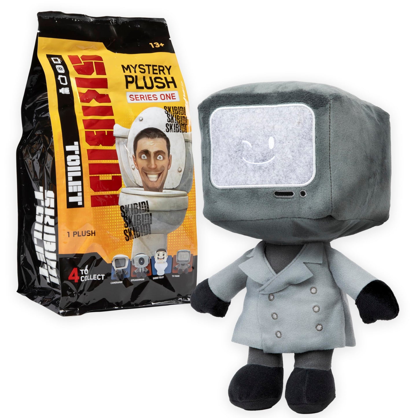 Skibidi Toilet Mystery Plush - Collectible Plush, All-New Collectibles, Officially Licensed Skibidi Toilet Merch