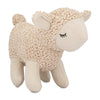 Crane Baby Plush Lamb Stuffed Animal, Sheep Stuffed Animal, Lamb Plush Toy for Babies and Toddlers, Nursery Décor Cuddly Toy, Neutral, Cozy Knitted