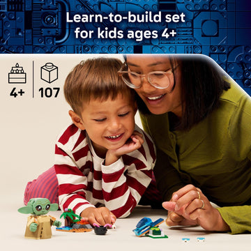 LEGO Star Wars Grogu’s Homestead Building Toy for Boys & Girls - The Mandalorian Pretend Play Set W/Sorgan Frog & Poseable Grogu Figures for Preschool