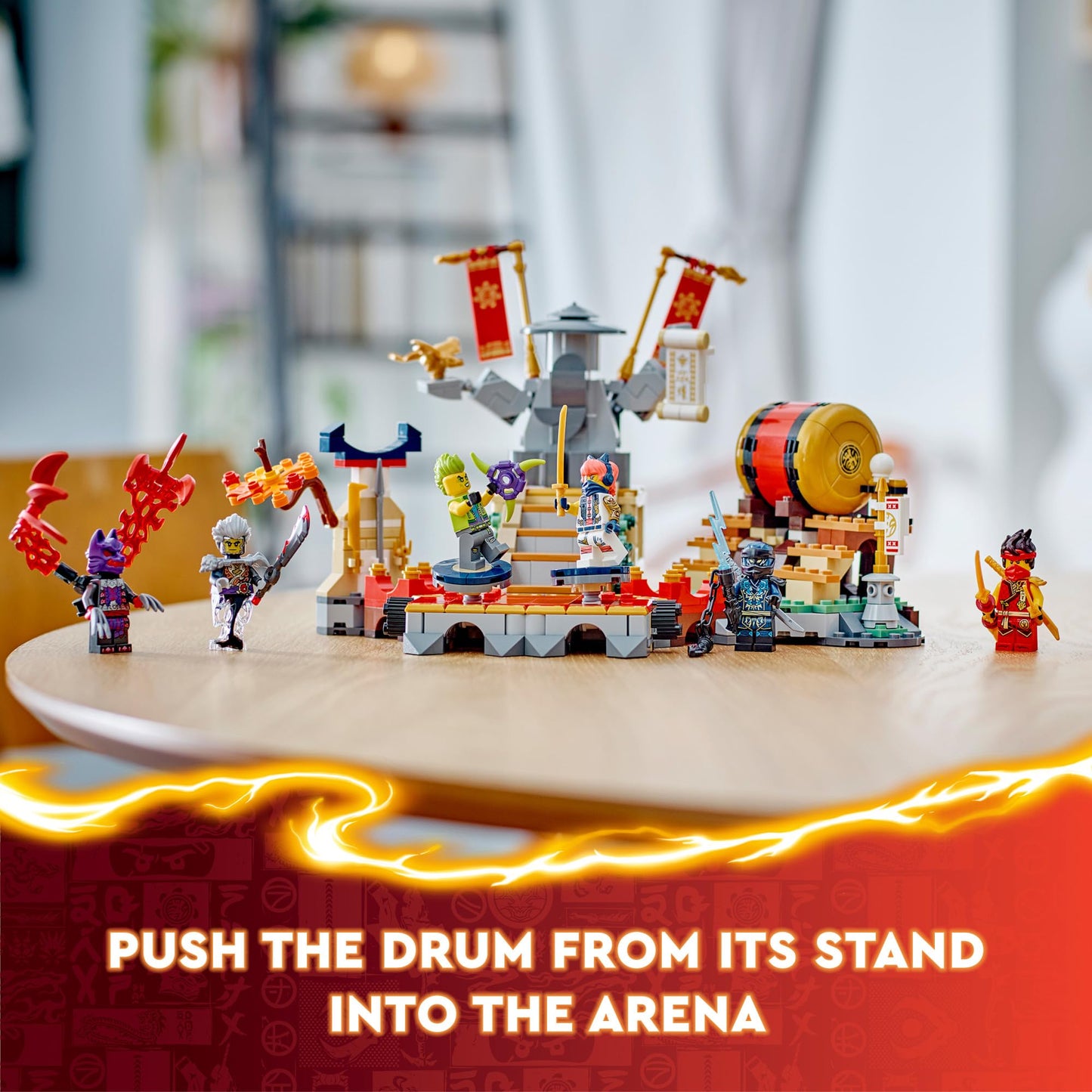 LEGO NINJAGO Tournament Battle Arena Playset with 6 Minifigures, Action Toy for Kids, Ninja Toy Building Set, Birthday Gift Idea for Boys and Girls