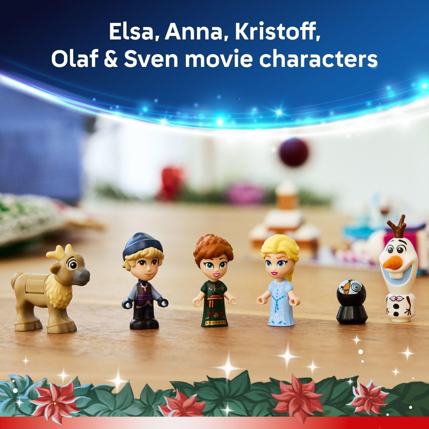 LEGO Disney Frozen Advent Calendar 2025 Kids Toy - Holiday Countdown Playset for Boys & Girls, Ages 5+ - Ana & Elsa Minidolls & Buildable Surprises -