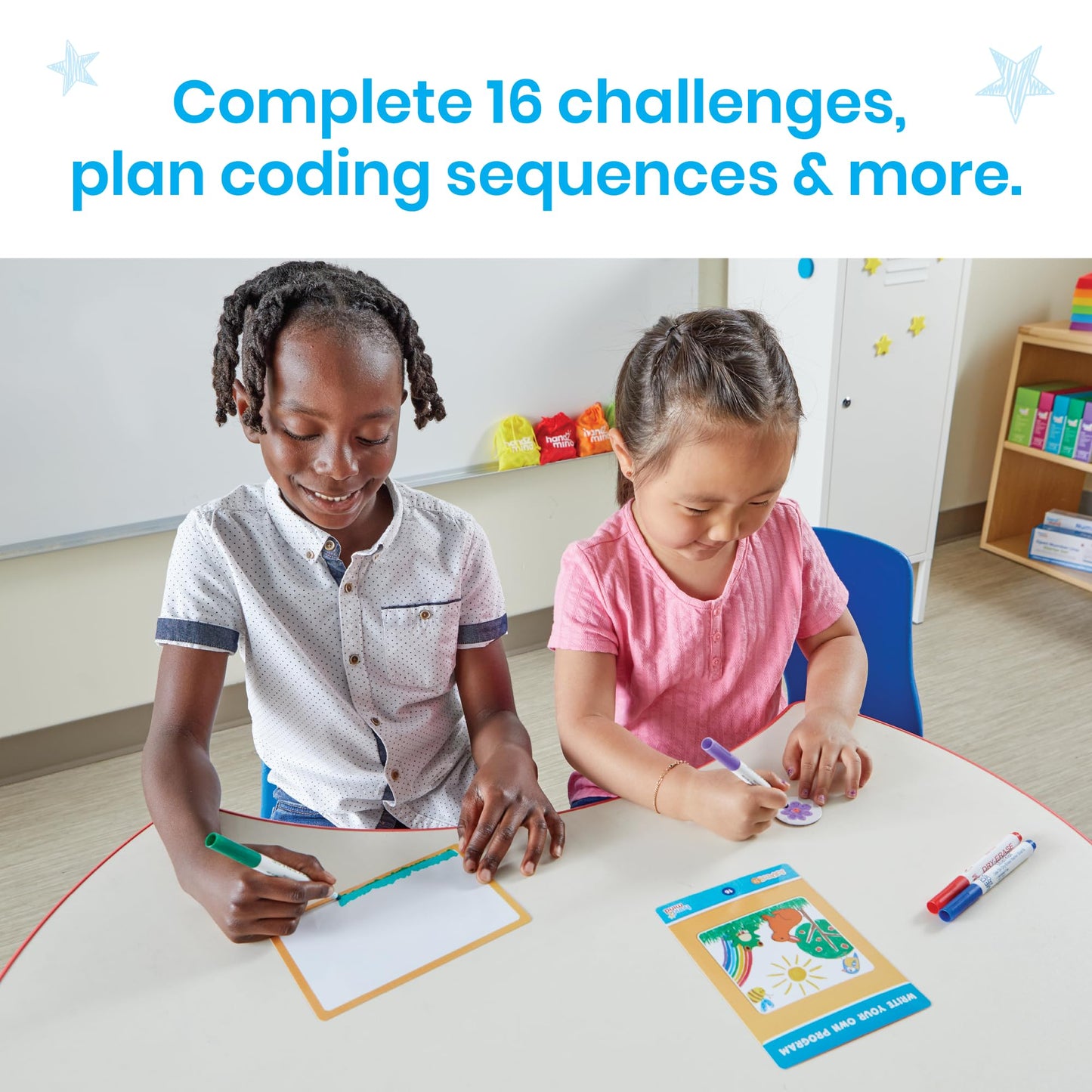 hand2mind ScratchJr Block-Based Coding Student Activity Set, Learn to Code, Computer Science and Programming for Kids, STEM Activities, STEM