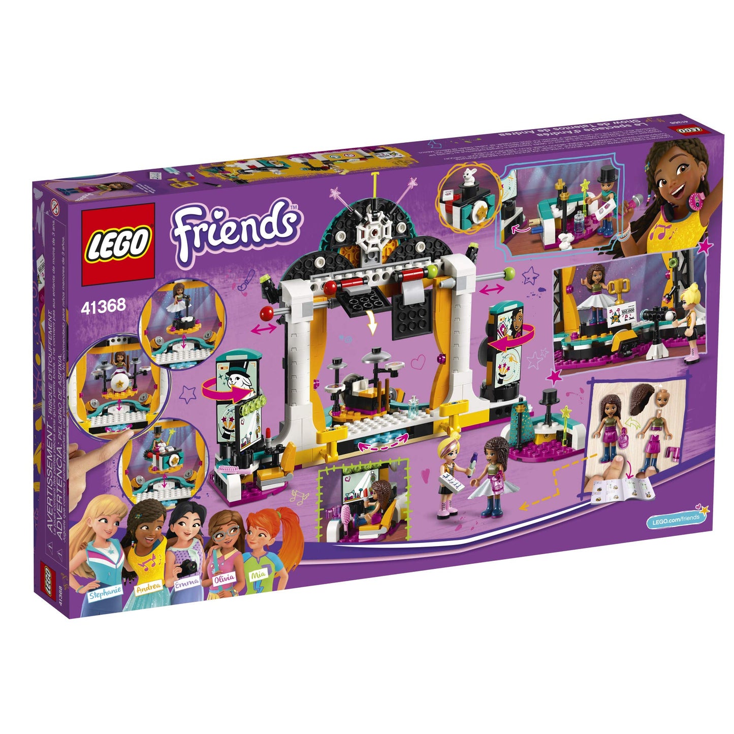 LEGO Friends Andrea’s talent Show 41368 Building Kit (429 Pieces)