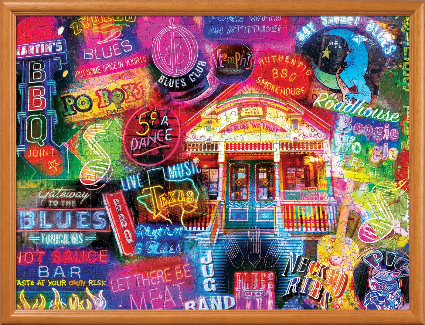 MasterPieces 550 Piece Jigsaw Puzzle for Adults, Family, Or Youth - BBQ & Blues - 18"x24"