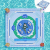 Sawiei Floating Mahjong Table for Pool, 32 Inch Double-Sided Floating Poker Tray, Waterproof Floating Board for Adults Pool Hot Tub Lake Summer Party