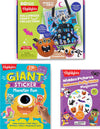 Highlights Halloween Craft and Book Bundle for Kids Ages 3-6, Customize a Glow-in-The-Dark Trick-or-Treat Tote Bag, Halloween Puffy Sticker Playscenes