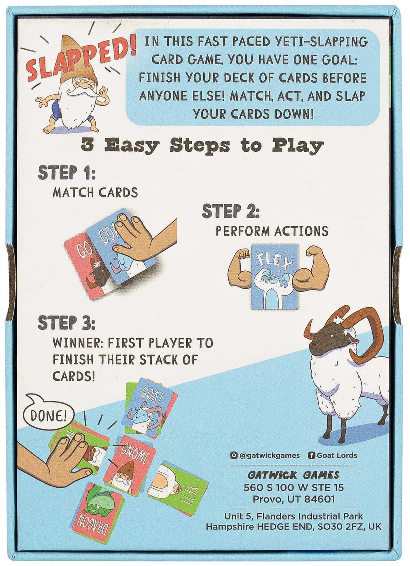 Yeti Slap - Hilarious and Competitive Card Game with Yetis, Best Card Games for Families, Adults, Teens, and Kids, Great Gift for Couples, 2-6 Players