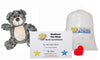 Stuffems Toy Shop Make Your Own Stuffed Animal Mini 8 Inch Grahm the Cracker Bear Kit - No Sewing Required!