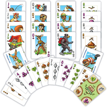 MasterPieces Licensed Kids Games - Jr Ranger - Supersized Playing Cards Games for Kids & Family, Laugh and Learn