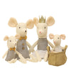mousemic Mouse Family Dolls Stuffed Animal Toy Birthday Gift Mini Plush Toy Gray