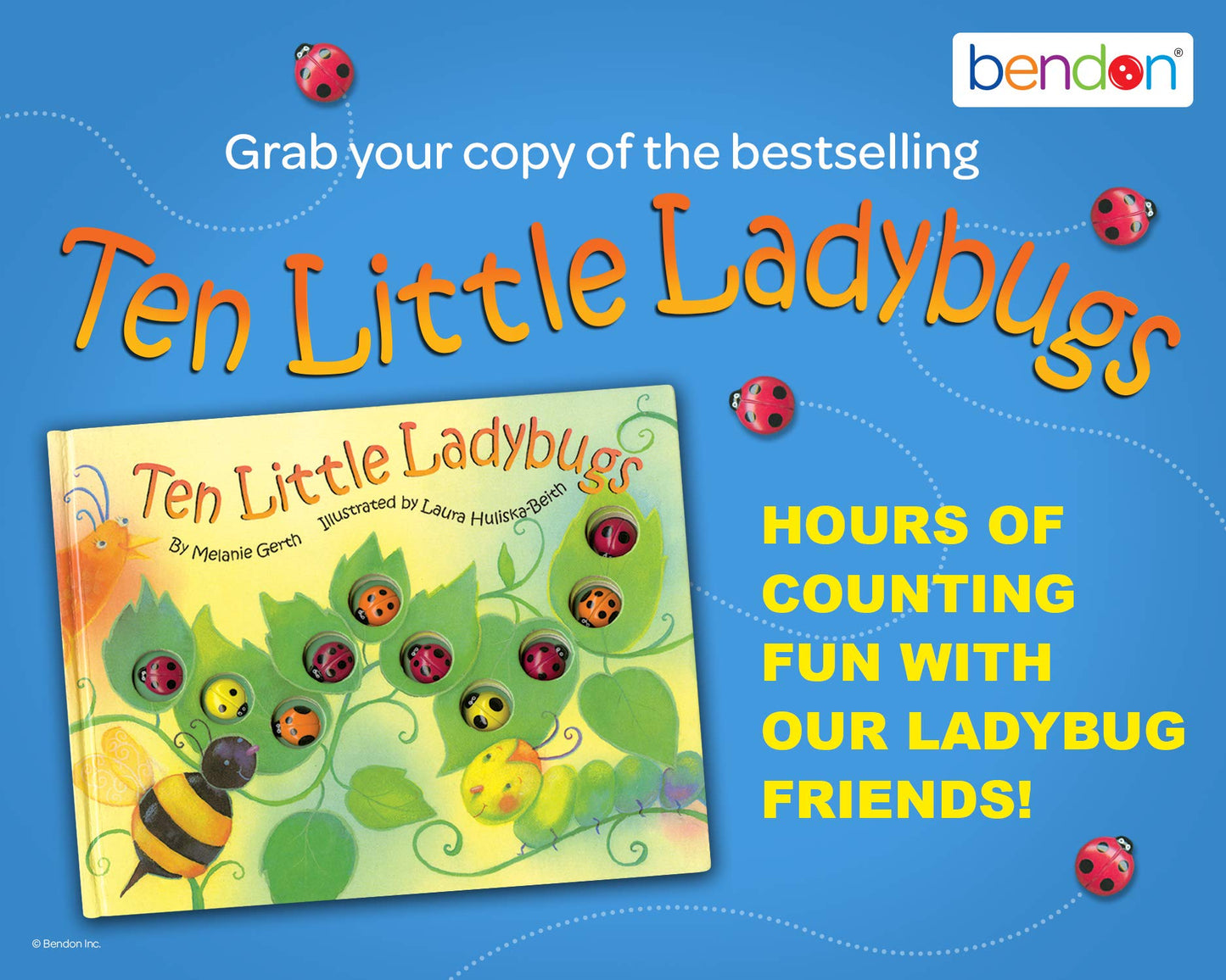 Bendon Ten Little Ladybugs Piggy Toes Press Storybook