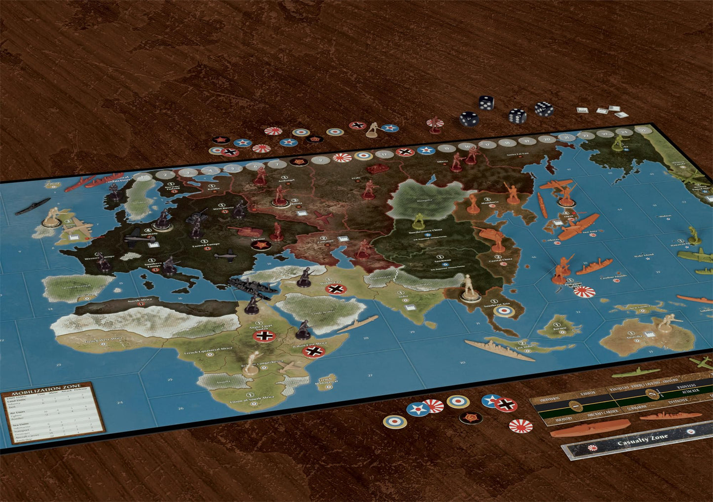 Renegade Game Studios Axis & Allies 1941 Board Game, WWII Strategy Wargame for 2-5 Players, Ages 12+, 1-3 Hour Gameplay with 160 Miniatures