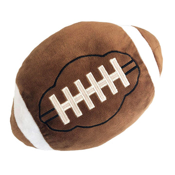 CHORONMO Football Plush Pillow Fluffy Durable Football Pillows Stuffed Football Throw Pillow Soft Sports Ball Interactive Football Creative Room Decor
