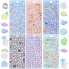 Cute Mini Puffy Stickers 600?, 3D Tiny Micro Bulk Sticker Set for Kids Girls and Adults Includes Cartoon Animals Cats Dogs Penguins Birds for Phone