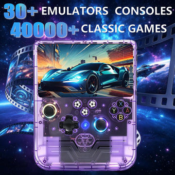 PandoraGame R60MAX Retro Handheld Gaming Console, 6.0-Inch HD IPS Screen, 6000mAh Battery, 40000+ Classic Games Pre-Installed, Save/Load State, Linux