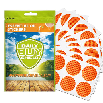 300 Count Natural Sticker Patches for Kids Adult Outdoor Indoor Travel Camping Hiking (Orange)