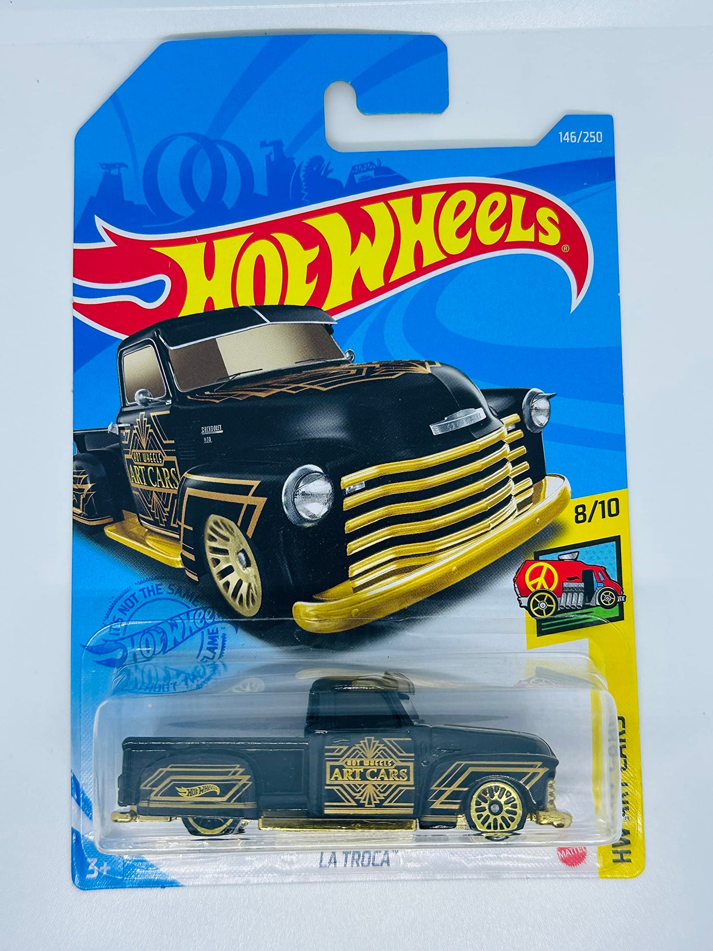 Hot Wheels - LA TROCA - Black/Gold - HW Art Cars 8/10 - 146/250