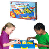 MUKIKIM Scramble - Shape Matching Family Board Game! Sorting Shapes Fast Before The Time is Up & Pieces Pop Out! Play Solo/with Friends. 12-Shape