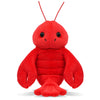 DolliBu Sitting Lobster Stuffed Animal - Soft and Velvety Ocean Animal Stuffed Red Lobster Plush Toy for Kids and Adults, Realistic Sea Creature Gift