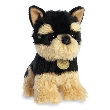 Aurora® Adorable Miyoni® Tots Yorkie Pup Stuffed Animal - Lifelike Details Make a Cherished Companion - Perfect for Decorating Bedrooms or Classrooms