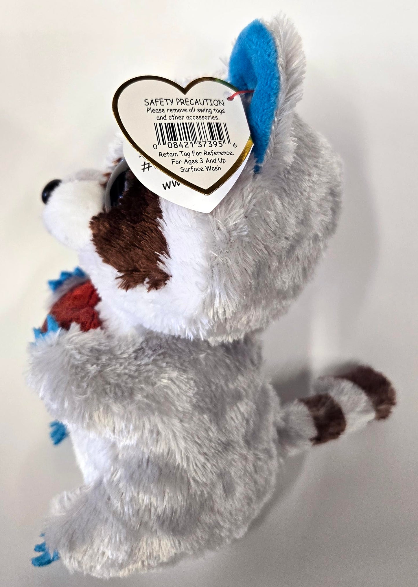 Ty Beanie Boo Thief the Racoon with Heart for Valentines 2026-6"