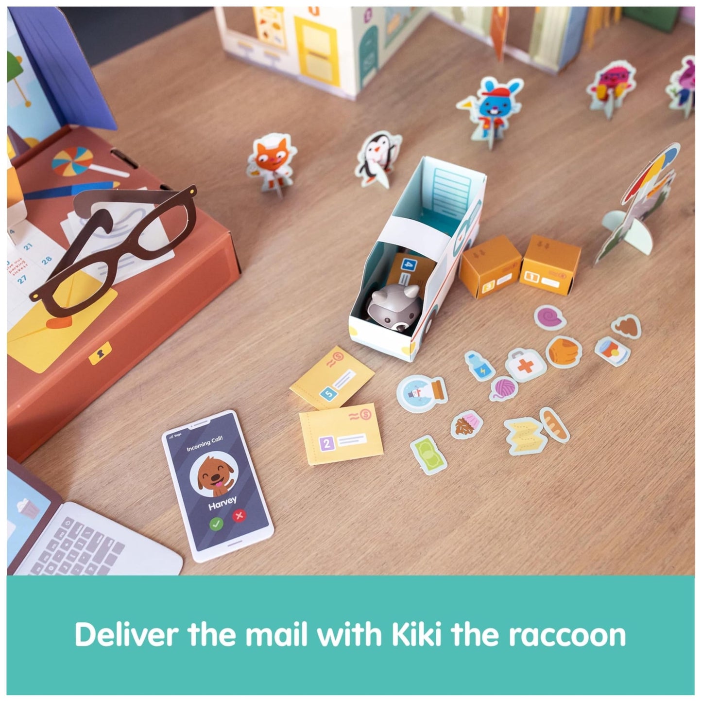 Sago Mini Big City, Activity Box with Pretend Play Toys & a Collectible Toy Figure, Kids Toys for Boys & Girls Ages 3 and up