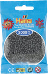 Hama - 501-71 - Hobbies - Pack of 2000 Iron On Beads - Mini Size - Dark Grey
