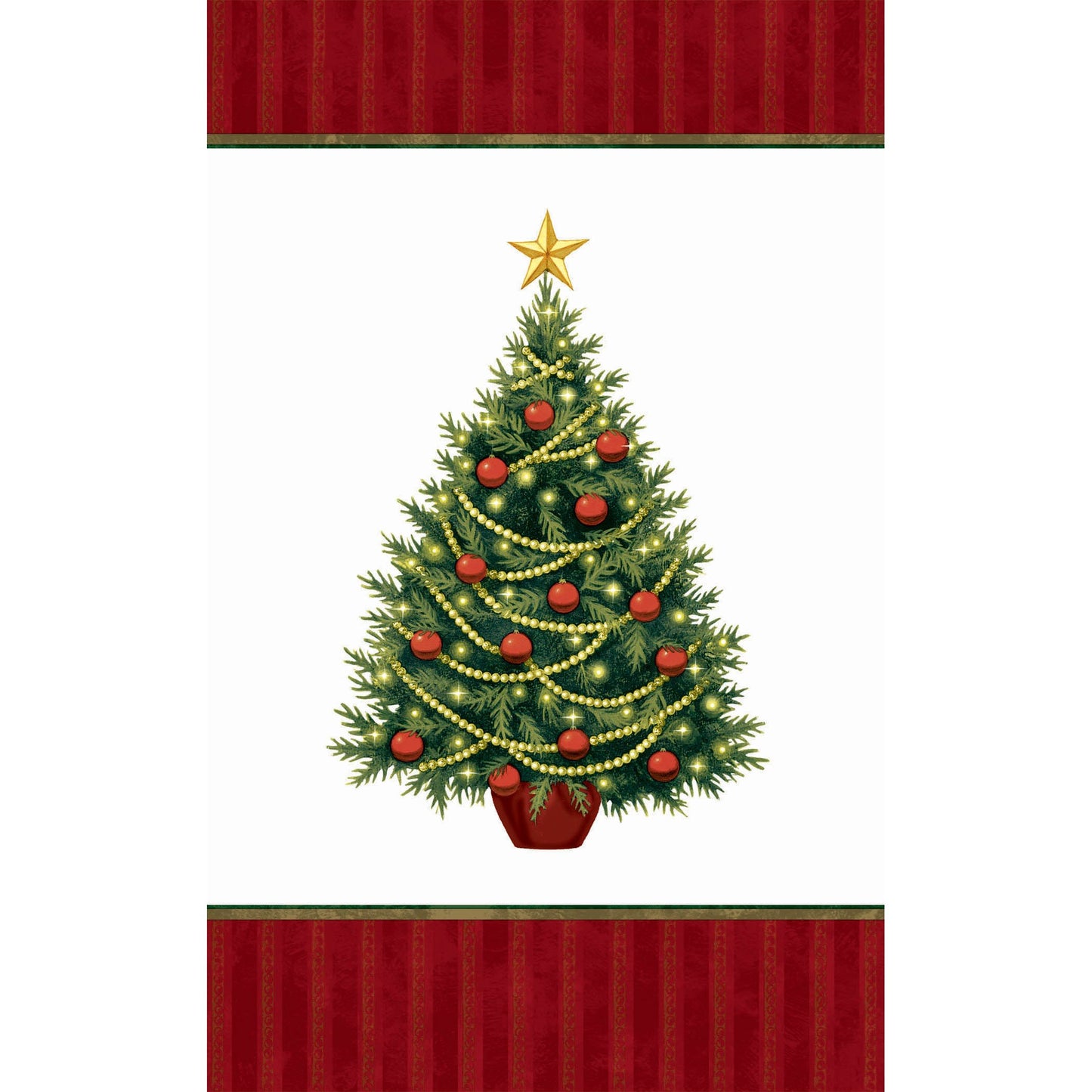 Twinkling Tree Plastic Table Covers, Super Value Pack, 3 Ct. | Party Tableware