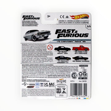 Hot Wheels '70 Chevrolet Nova SS, Fast & Furious 5/5