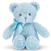 Bearington Blue Teddy Bear - 12" Fluffy and Cuddly My First Teddy Bear Companion with Premium Plush and Soft Fur - Adorable Stuffed Animal for Baby