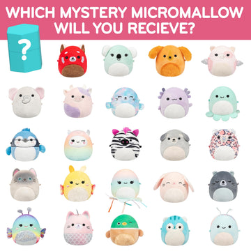 Squishmallows Micromallows Series 1 Mini Mystery Plush (1 Pack) Official Jazwares Stocking Stuffer Plush - Collectible Soft & Squishy Blind Capsules