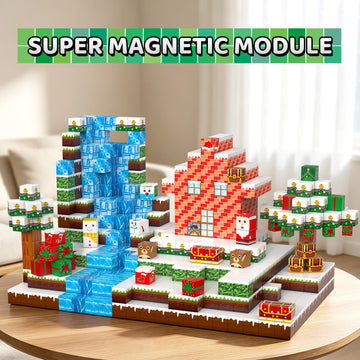 QiqoPoyee Magnetic Building Blocks Set, 180PCS Magnetic Tiles for Kids, Upgraded Mini Magnetic Cubes, STEM Magnet Tiles Toys,Magnetic Blocks Birthday