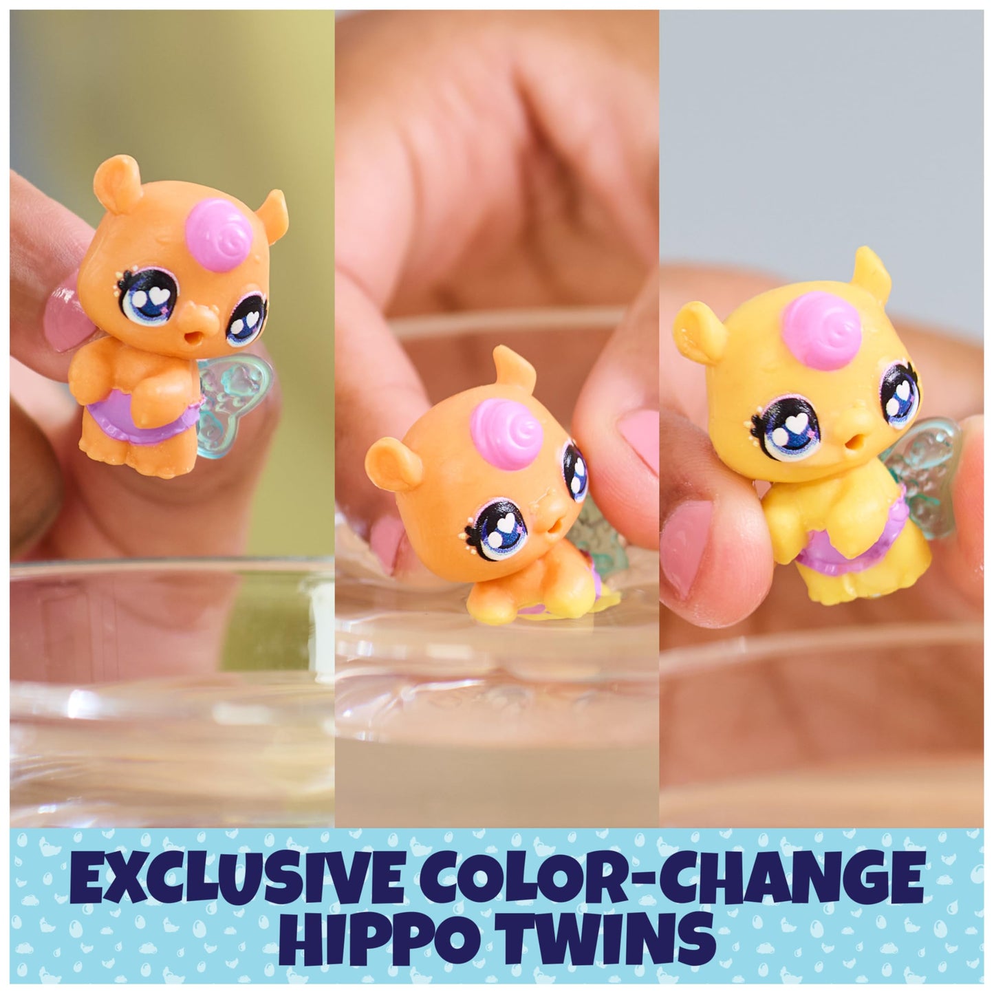 Hatchimals Alive Make a Splash Bathtub & 2 Water Reveal Eggs, Ages 3+